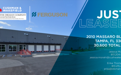 The Dikman Company Leased New Build in East Tampa to Ferguson; Signed Five-Year Agreement on 30,600-Square-Foot Property